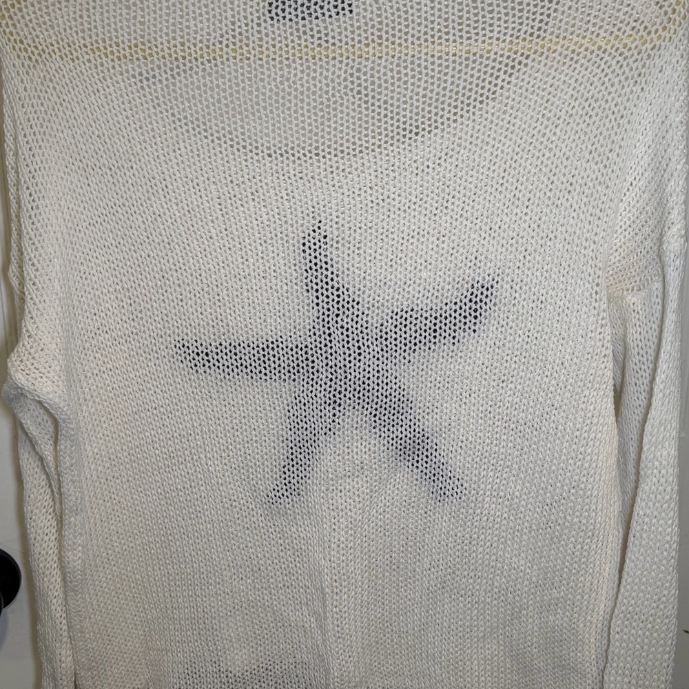 Wooden Ships Ivory Knit Star Sweater - Women's - Picture 3 of 3
